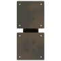 Patas de mesa centro forma X 2uds acero natural 30x(30-31) cm de , Patas para mesas - Ref: Foro24-4012931, Precio: 75,31 €, D...