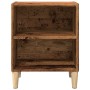 Mesita de noche madera de ingeniería envejecida 40x30x50 cm de , Mesitas de noche - Ref: Foro24-856416, Precio: 35,56 €, Desc...