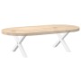 Patas de mesa de centro forma X 2uds acero blanco 60x(30-31) cm de , Patas para mesas - Ref: Foro24-4012881, Precio: 53,54 €,...