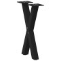 Patas de mesa de centro forma X 2uds acero negro 28x(42-43) cm de , Patas para mesas - Ref: Foro24-4012888, Precio: 46,69 €, ...