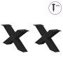 Patas de mesa de centro forma X 2uds acero negro 70x(30-31) cm de , Patas para mesas - Ref: Foro24-4012944, Precio: 89,82 €, ...
