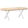 Patas de mesa de centro forma X 2uds acero blanco 50x(42-43) cm de , Patas para mesas - Ref: Foro24-4012897, Precio: 54,91 €,...