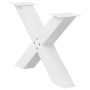 Patas de mesa de centro forma X 2uds acero blanco 70x(42-43) cm de , Patas para mesas - Ref: Foro24-4012965, Precio: 94,62 €,...