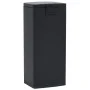 Cubo basura con pedal antihuellas 30L negro acero inoxidable de vidaXL, Cubos de la basura y papeleras - Ref: Foro24-149573, ...