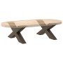Patas de mesa centro forma X 2uds acero natural 70x(42-43) cm de , Patas para mesas - Ref: Foro24-4012967, Precio: 95,64 €, D...