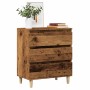 Aparador de madera contrachapada envejecida 60x35x70 cm de , Aparadores - Ref: Foro24-856480, Precio: 72,39 €, Descuento: %