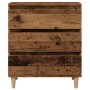 Aparador de madera contrachapada envejecida 60x35x70 cm de , Aparadores - Ref: Foro24-856480, Precio: 72,39 €, Descuento: %