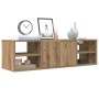 Armario de pared madera de ingeniería roble artisan 101x30x29cm de , Estantes y estanterías - Ref: Foro24-856489, Precio: 59,...