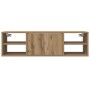 Armario de pared madera de ingeniería roble artisan 101x30x29cm de , Estantes y estanterías - Ref: Foro24-856489, Precio: 59,...