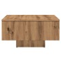 Mesa de centro madera de ingeniería roble artisan 60x60x31,5 cm de , Mesas de centro - Ref: Foro24-856551, Precio: 58,98 €, D...