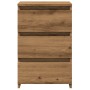 Mesita de noche madera de ingeniería roble artisan 40x35x62,5cm de , Mesitas de noche - Ref: Foro24-856524, Precio: 65,15 €, ...