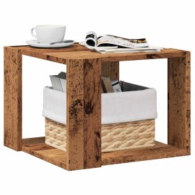Mesa de centro de madera contrachapada envejecida 40x40x30 cm de , Mesas de centro - Ref: Foro24-856494, Precio: 29,03 €, Des...