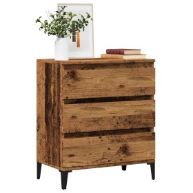 Aparador de madera contrachapada envejecida 60x35x70 cm de , Aparadores - Ref: Foro24-856482, Precio: 64,67 €, Descuento: %