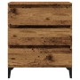 Aparador de madera contrachapada envejecida 60x35x70 cm de , Aparadores - Ref: Foro24-856482, Precio: 64,67 €, Descuento: %