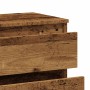 Aparador de madera contrachapada envejecida 60x35x70 cm de , Aparadores - Ref: Foro24-856482, Precio: 64,67 €, Descuento: %
