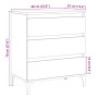 Aparador de madera contrachapada envejecida 60x35x70 cm de , Aparadores - Ref: Foro24-856482, Precio: 64,67 €, Descuento: %