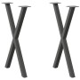 Patas para mesa comedor forma X 2uds antracita 50x(72-73) cm de , Patas para mesas - Ref: Foro24-4012910, Precio: 64,71 €, De...