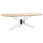 Pata de mesa de centro en forma de araña blanco 98x58x(42-43)cm de , Patas para mesas - Ref: Foro24-4013109, Precio: 117,78 €...