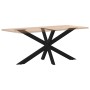 Pata de mesa comedor forma araña negra 150x78x(72-73) cm acero de , Patas para mesas - Ref: Foro24-4013116, Precio: 185,00 €,...