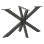 Pata mesa comedor forma araña antracita 120x68x(72-73) cm acero de , Patas para mesas - Ref: Foro24-4013114, Precio: 155,36 €...