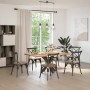 Pata mesa comedor forma araña natural 85x85x(72-73) cm acero de , Patas para mesas - Ref: Foro24-4013123, Precio: 131,43 €, D...