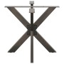 Pata mesa comedor forma araña natural 85x85x(72-73) cm acero de , Patas para mesas - Ref: Foro24-4013123, Precio: 131,43 €, D...