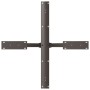 Pata mesa comedor forma araña natural 85x85x(72-73) cm acero de , Patas para mesas - Ref: Foro24-4013123, Precio: 131,43 €, D...