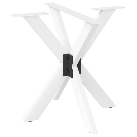 Pata de mesa comedor forma araña blanco 85x85x(72-73) cm acero de , Patas para mesas - Ref: Foro24-4013121, Precio: 134,03 €,...