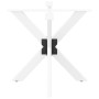 Pata de mesa comedor forma araña blanco 85x85x(72-73) cm acero de , Patas para mesas - Ref: Foro24-4013121, Precio: 134,03 €,...
