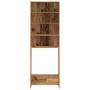 Armario de lavadora envejecida 64x24x190 cm de , Accesorios para lavadoras y secadoras - Ref: Foro24-856643, Precio: 76,04 €,...