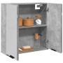 Armario de espejo de baño contrachapada gris 64x20x66,5 cm de , Tocadores de baño - Ref: Foro24-856939, Precio: 64,76 €, Desc...