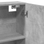 Armario de espejo de baño contrachapada gris 64x20x66,5 cm de , Tocadores de baño - Ref: Foro24-856939, Precio: 64,76 €, Desc...