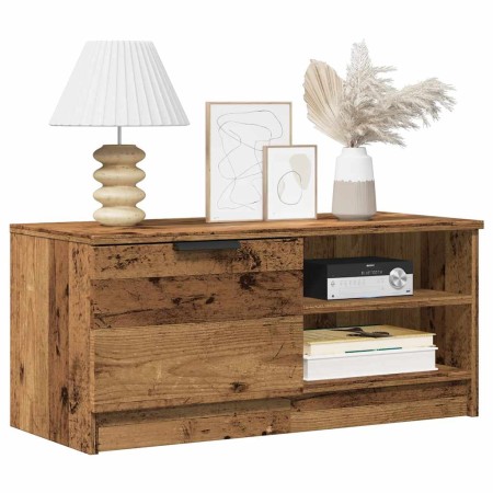 Mueble para TV madera contrachapada envejecida 80x35x36,5 cm de , Muebles TV - Ref: Foro24-856854, Precio: 53,30 €, Descuento: %