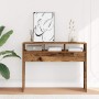 Mesa consola madera contrachapada envejecida 105x30x80 cm de , Mesas auxiliares - Ref: Foro24-856622, Precio: 55,39 €, Descue...