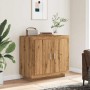 Aparador madera contrachapada roble artisian 80x40x75 cm de , Aparadores - Ref: Foro24-856863, Precio: 84,99 €, Descuento: %