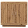Aparador madera contrachapada roble artisian 80x40x75 cm de , Aparadores - Ref: Foro24-856863, Precio: 84,99 €, Descuento: %