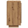 Aparador madera contrachapada roble artisian 80x40x75 cm de , Aparadores - Ref: Foro24-856863, Precio: 84,99 €, Descuento: %