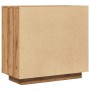 Aparador madera contrachapada roble artisian 80x40x75 cm de , Aparadores - Ref: Foro24-856863, Precio: 84,99 €, Descuento: %