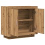 Aparador madera contrachapada roble artisian 80x40x75 cm de , Aparadores - Ref: Foro24-856863, Precio: 84,99 €, Descuento: %
