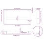 Patas para mesa de centro de acero natural 2 uds 70x(30-31) cm de , Patas para mesas - Ref: Foro24-4013271, Precio: 64,35 €, ...