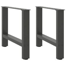 Patas de mesa de centro acero antracita 2 uds 60x(42-43) cm de , Patas para mesas - Ref: Foro24-4013286, Precio: 65,64 €, Des...