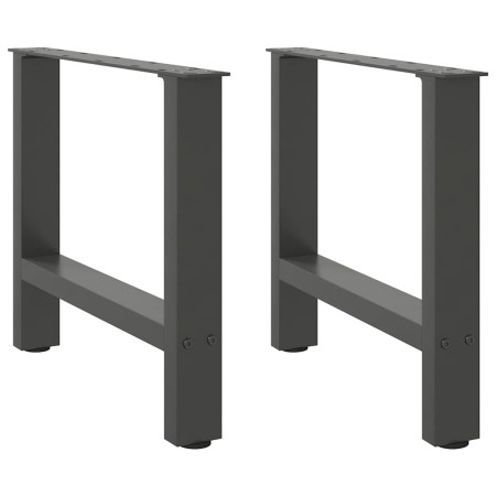 Patas de mesa de centro acero antracita 2 uds 60x(42-43) cm de , Patas para mesas - Ref: Foro24-4013286, Precio: 65,64 €, Des...