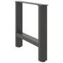 Patas de mesa de centro acero antracita 2 uds 60x(42-43) cm de , Patas para mesas - Ref: Foro24-4013286, Precio: 65,64 €, Des...