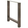 Patas para mesa de centro de acero natural 2 uds 80x(72-73) cm de , Patas para mesas - Ref: Foro24-4013315, Precio: 95,17 €, ...