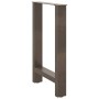 Patas para mesa de centro de acero natural 2 uds 50x(72-73) cm de , Patas para mesas - Ref: Foro24-4013303, Precio: 85,66 €, ...