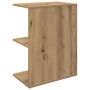 Mesita noche 2 uds madera ingeniería roble artisan 46,5x29x61cm de , Mesitas de noche - Ref: Foro24-858667, Precio: 58,13 €, ...