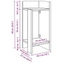 Mesas auxiliares 2 uds con estante gris hormigón 25,5x27x60 cm de , Mesas auxiliares - Ref: Foro24-858549, Precio: 40,32 €, D...