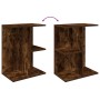 Mesita noche 2 uds madera ingeniería roble ahumado 46,5x29x61cm de , Mesitas de noche - Ref: Foro24-858659, Precio: 58,13 €, ...