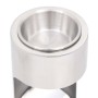 Cenicero de pared de acero inoxidable de vidaXL, Ceniceros - Ref: Foro24-149570, Precio: 65,88 €, Descuento: %