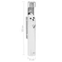 Cenicero de pared de acero inoxidable de vidaXL, Ceniceros - Ref: Foro24-149570, Precio: 67,31 €, Descuento: %